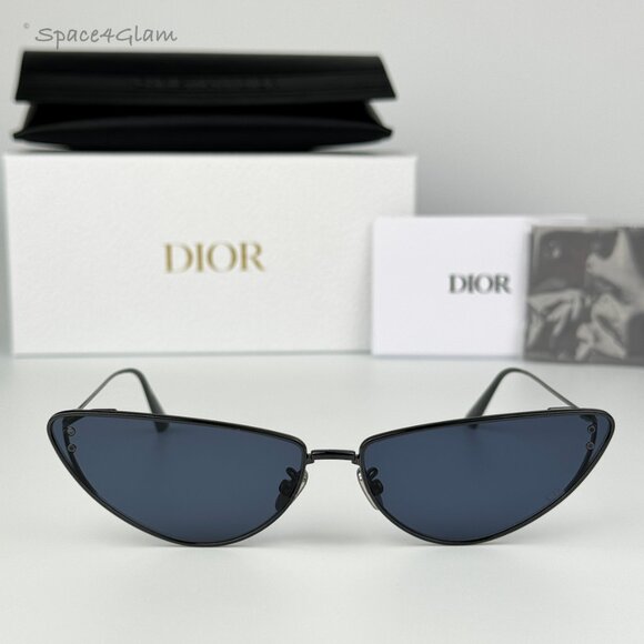 Dior Other - Dior Men Sunglasses Shiny Gunmetal Blue Cat Eye MISSDIOR B1U H4B0 BRAND NEW